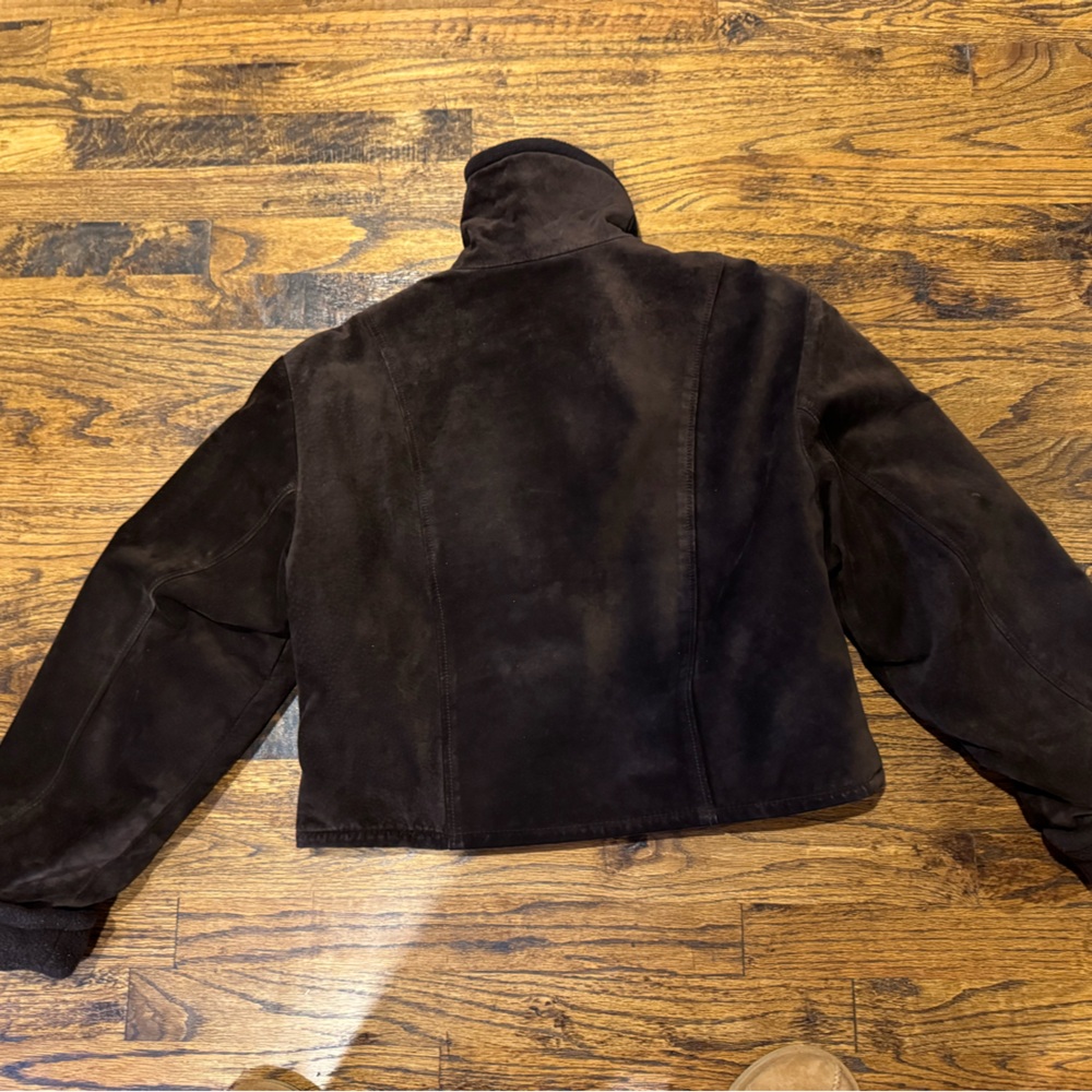 Vintage Ann Taylor Suede Cropped Jacket - Picture 3 of 7